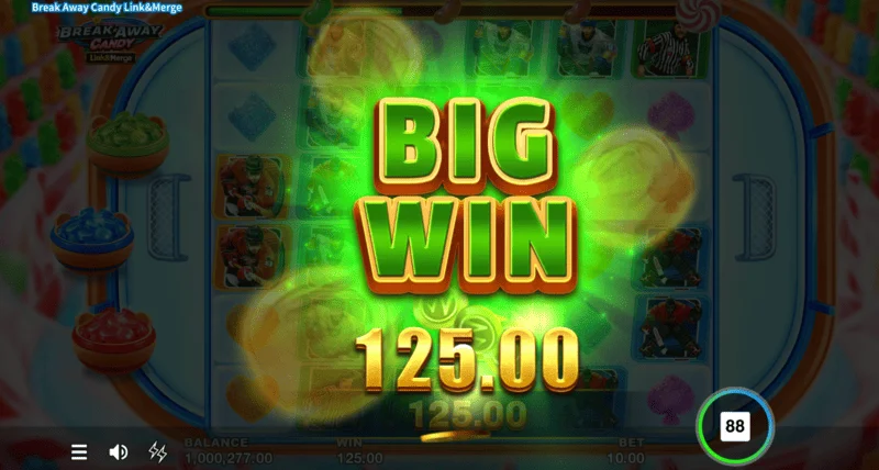 Break Away Candy - ottenimento del Grand Jackpot x5000 della puntata