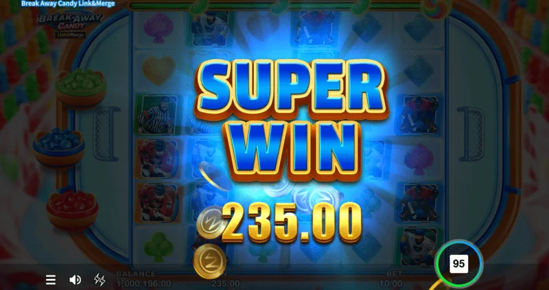 Break Away Candy - attivazione di Hockey Pots nel gioco base