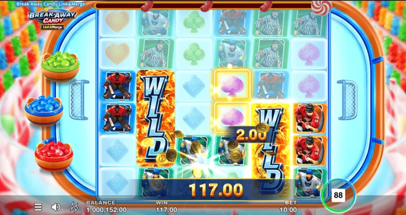 Break Away Candy - round Link&Merge con monete raccolte